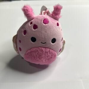 NWT Squishmallow Shabnam the Pink Sea Slug 3.5” Clip